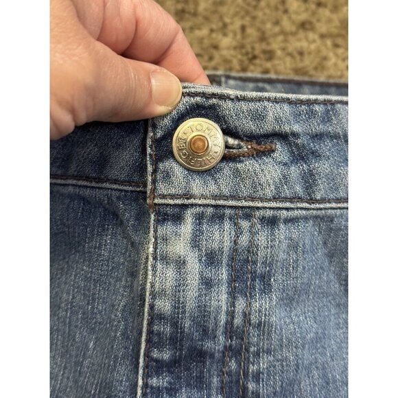 TOMMY HILFIGER Vintage Jean Denim Shorts 2000’s Y2k Beach Casual Vacation Sz 20 - Picture 6 of 12